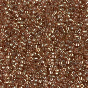 DB 102 miyuki delica 11/0 gold luster rose 3 gram
