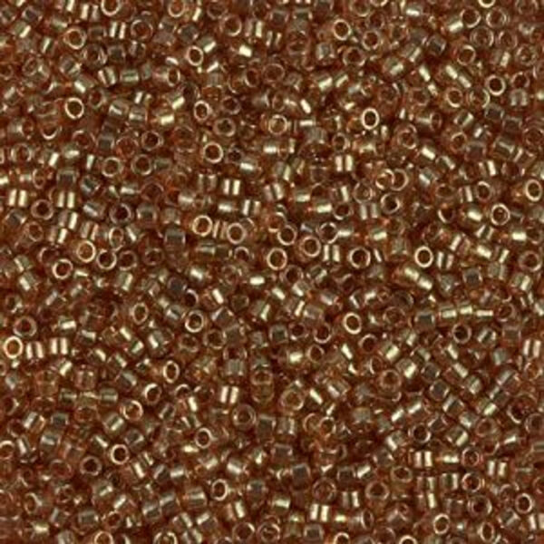 DB 121 miyuki delica 11/0 dark topaz gold luster 3 gram