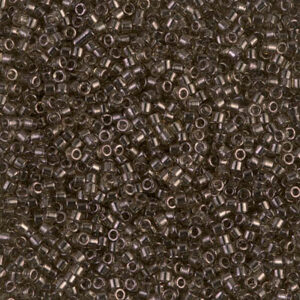 DB 123 miyuki delica 11/0 transparent grey olive luster