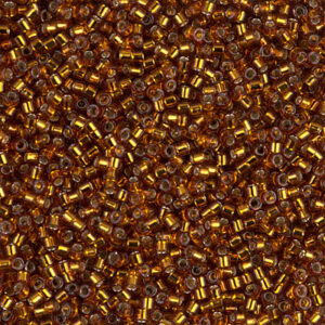 DB 144 miyuki delica 11/0 silver lined amber 3 gram