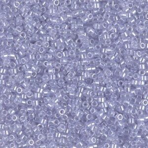 1476 miyuki delica 11/0 transparent pale amethyst luster