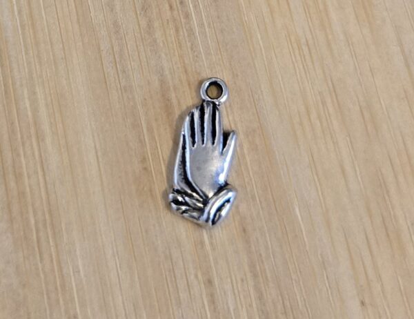 bedel hand antiek zilver 20 mm x 8 mm