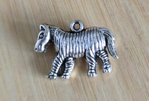 bedel zeebra zilver 23 mm x 16 mm