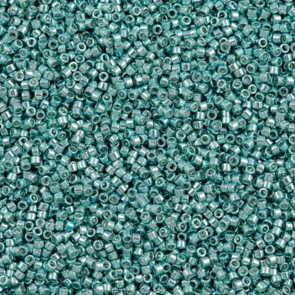 414 miyuki delica 11/0 metallic green