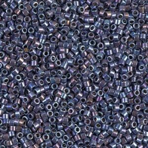 510 miyuki delica 11/0 purple/blue AB 24 kt
