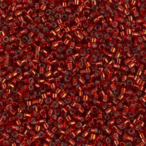 603 miyuki delica 11/0 silver lined burnt orange