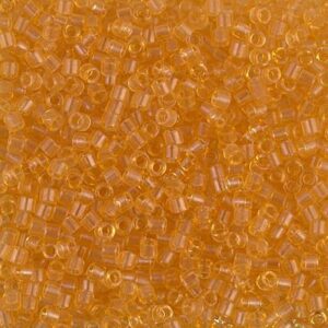 702 miyuki delica 11/0 transparent light topaz