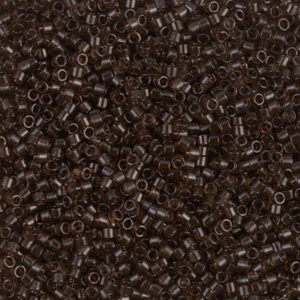 715 miyuki delica 11/0 medium brown transparent