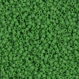 754 miyuki delica 11/0 matte opaque pea green