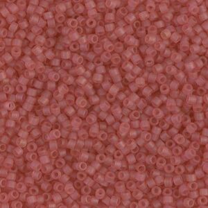 778 miyuki delica 11/0 matte transparent cranberry