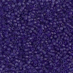 785 miyuki delica 11/0 matte transparent cobalt