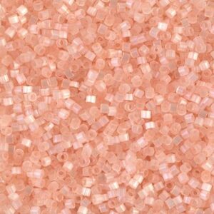 824 miyuki delica 11/0 silk satin peach