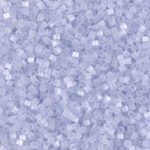 832 miyuki delica 11/0 pale lavender silk satin