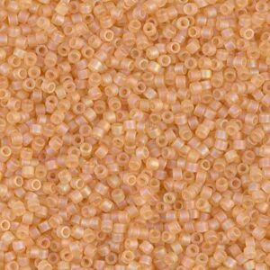 852 miyuki delica 11/0 matte cantaloupe AB