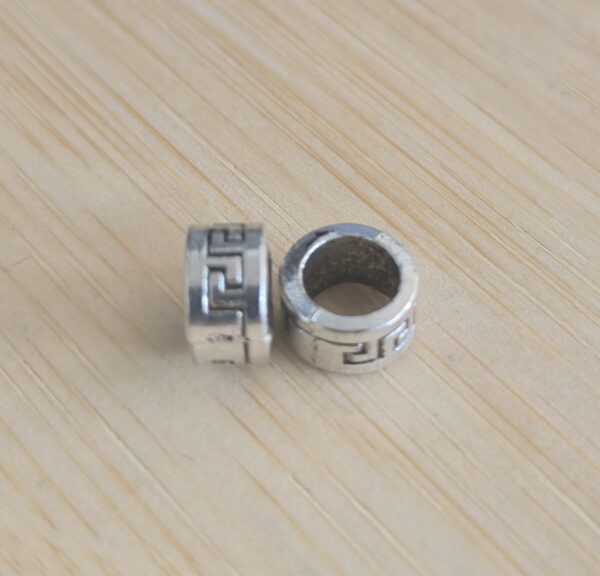 leerschuiver keltisch zilver 9 mm x 5 mm
