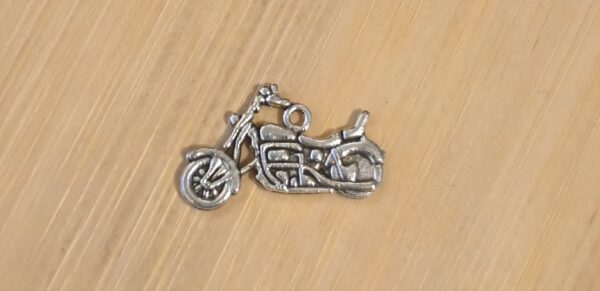 bedel moterfiets tibetaans zilver 15 mm x 25 mm