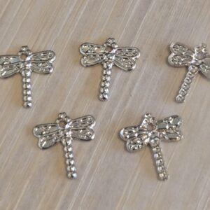 bedel libelle goud 10 mm x 9 mm 5 stuks