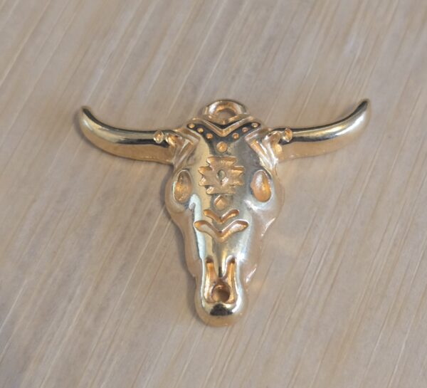 bedel DQ skull goud 32 mm x 26 mm