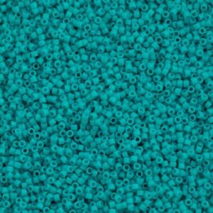 793 miyuki delica 11/0 opaque dyed turquoise green