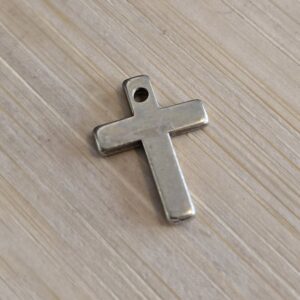 bedel oud goud kruis 15 mm x 10 mm