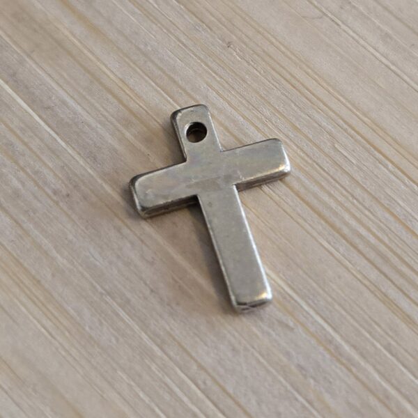 bedel oud goud kruis 15 mm x 10 mm
