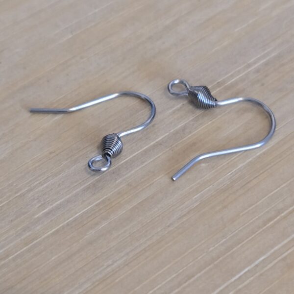 oorhaakjes rvs zilver 19 mm 20 stuks