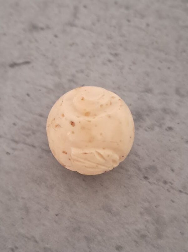 kraal van been rond naturel 18 mm