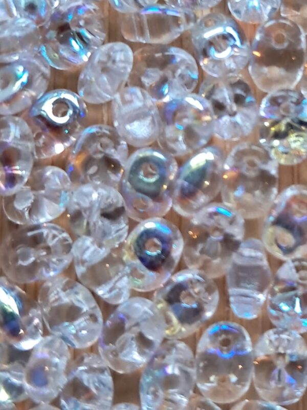 super duo transparent crystal 5 gram