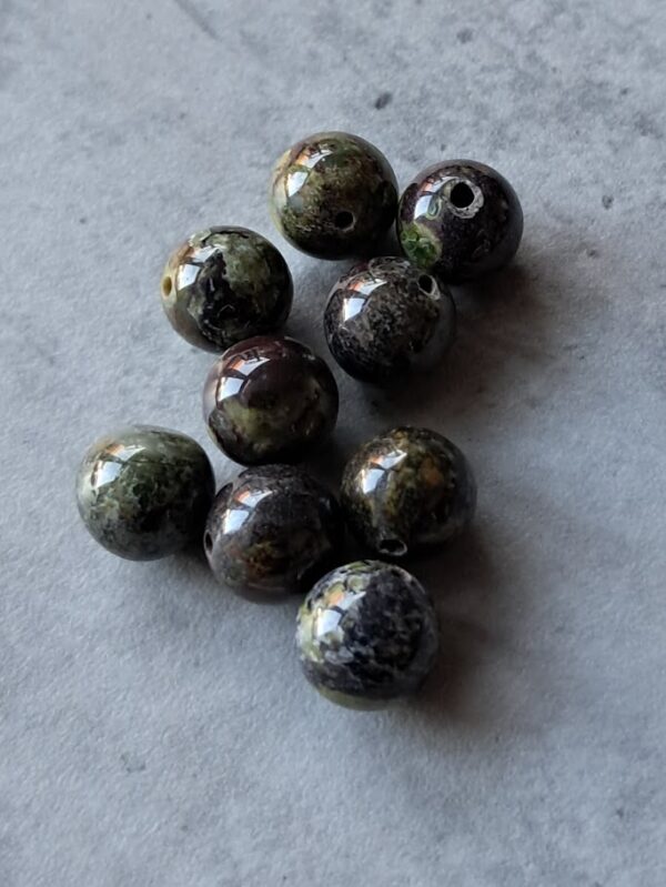 jaspis drakenbloed 8 mm 10 stuks