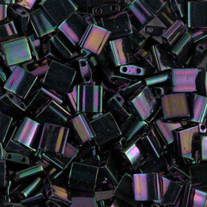 454 miyuki tila metallic iris dark plum 3 gram