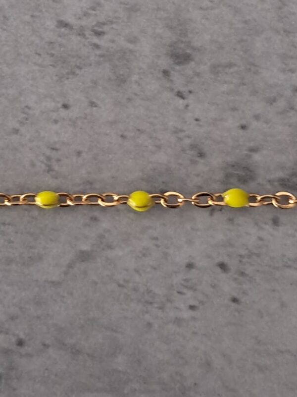 jasseron 1 mm goud/geel 10 cm