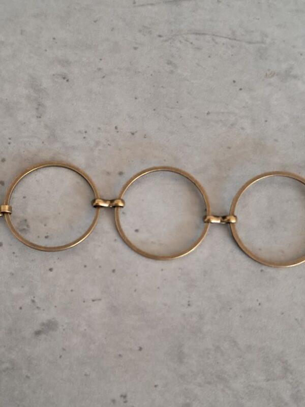 jasseron 20 mm antiek goud 10 cm