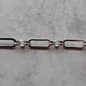 jasseron schakel 7 mm zilver 10 cm