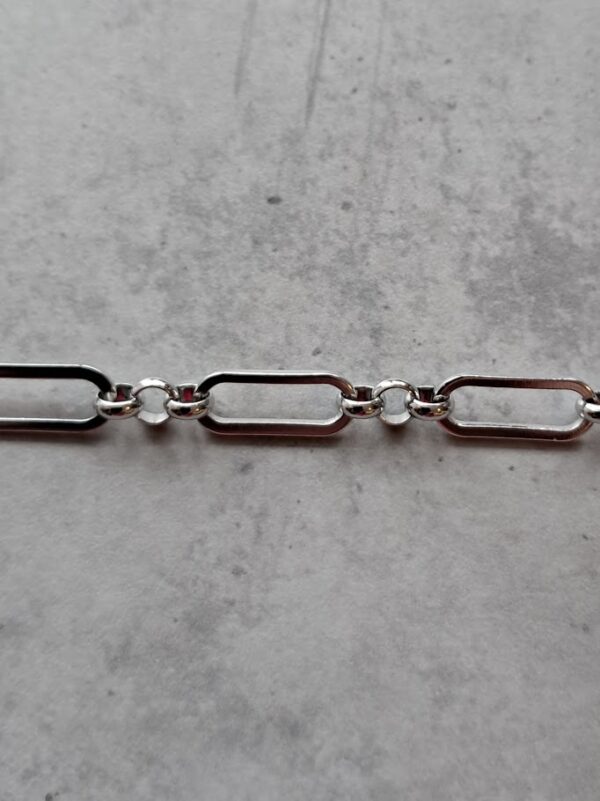 jasseron schakel 7 mm zilver 10 cm