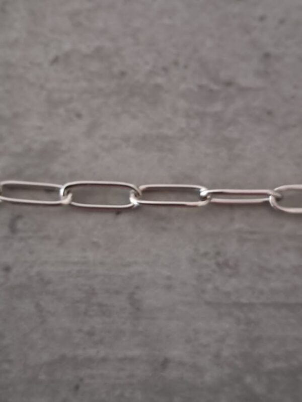 jasseron schakel 10 mm x 3 mm zilver 10 cm