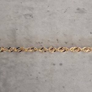 weave jasseron 2.1 mm goud 10 cm