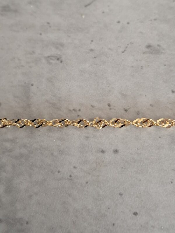 weave jasseron 2.1 mm goud 10 cm