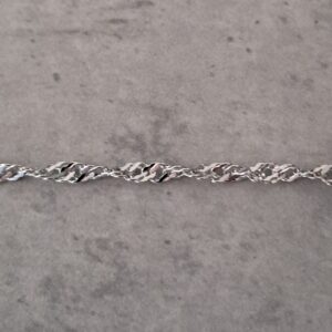 waeve jasseron 2.6 mm zilver 10 cm