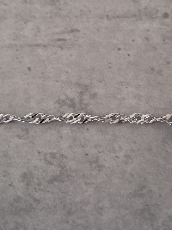 waeve jasseron 2.6 mm zilver 10 cm