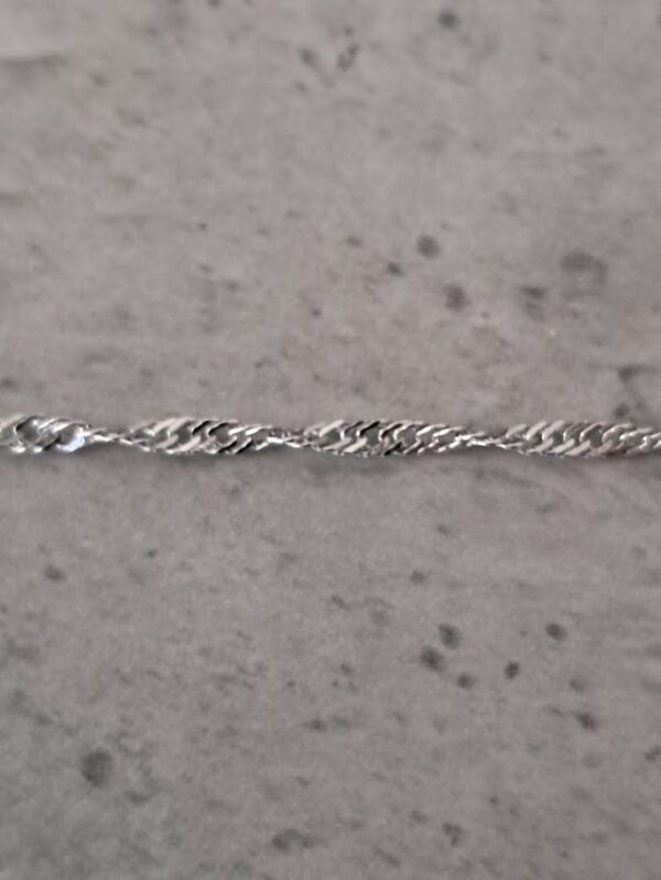 waeve jasseron 1.8 mm zilver 10 cm