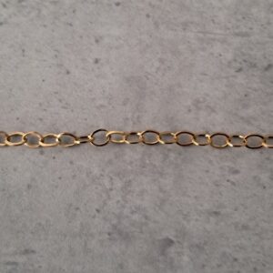 jasseron ankerketting 3.5 mm goud 10 cm