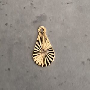 hanger pendant goud 13 mm x 7 mm