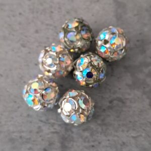 kraal kunstof discobal 14 mm 6 stuks