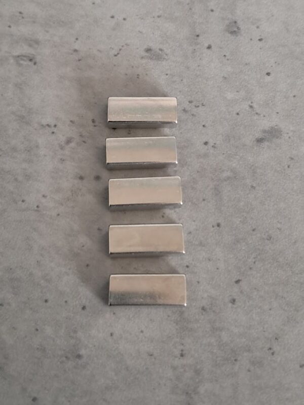 leerschuiver zilver 12 mm x 5 mm