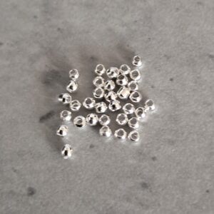 knijpkraal zilver 0.8 mm 30 stuks