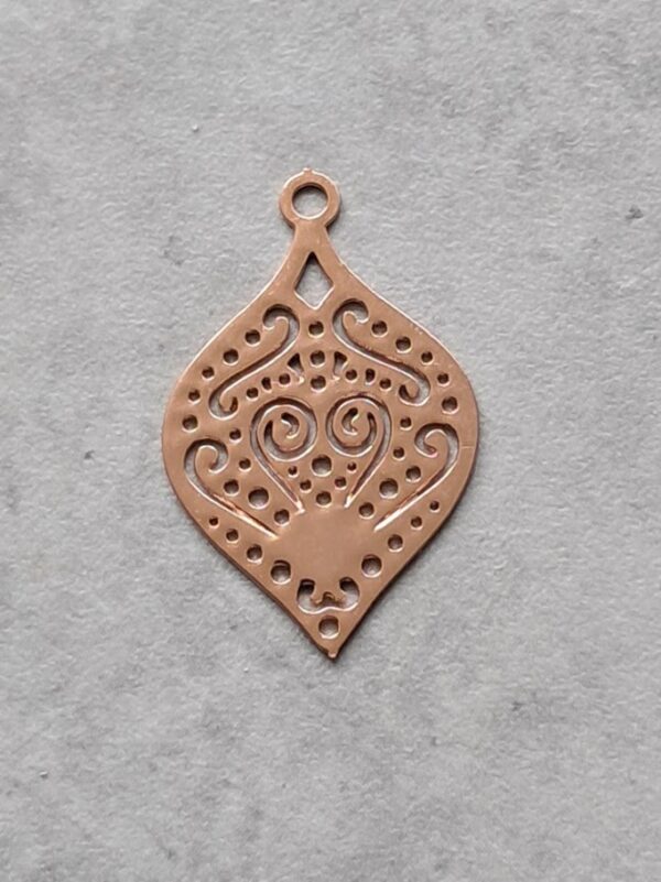 hanger bohemian rose goud 24 mm x 15 mm