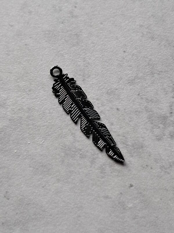 bedel zwart veer 23 mm x 5 mm