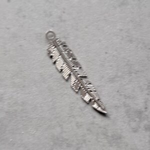 bedel zilver veer 23 mm x 5 mm