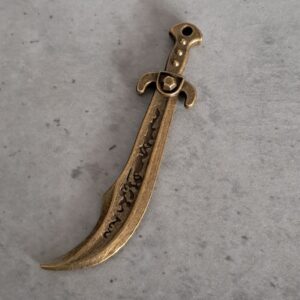 hanger brons zwaard 60 mm x 10 mm
