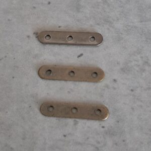 verdeler koper 3 gats 17 mm x 4 mm 3 stuks